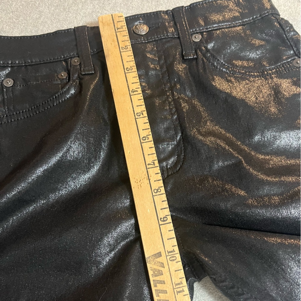 Rag & bone Black Coated ,Nina High Rise Jeans pants - Picture 10 of 12